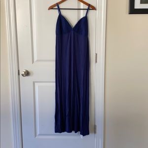 Jessica Simpson Navy Blue Long Nightgown